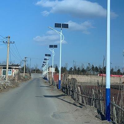 周源路段新农村太阳能路灯安装案例