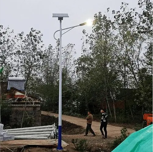 鑫源路段新农村太阳能路灯安装案例